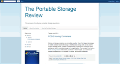 Desktop Screenshot of portablestoragereview.com